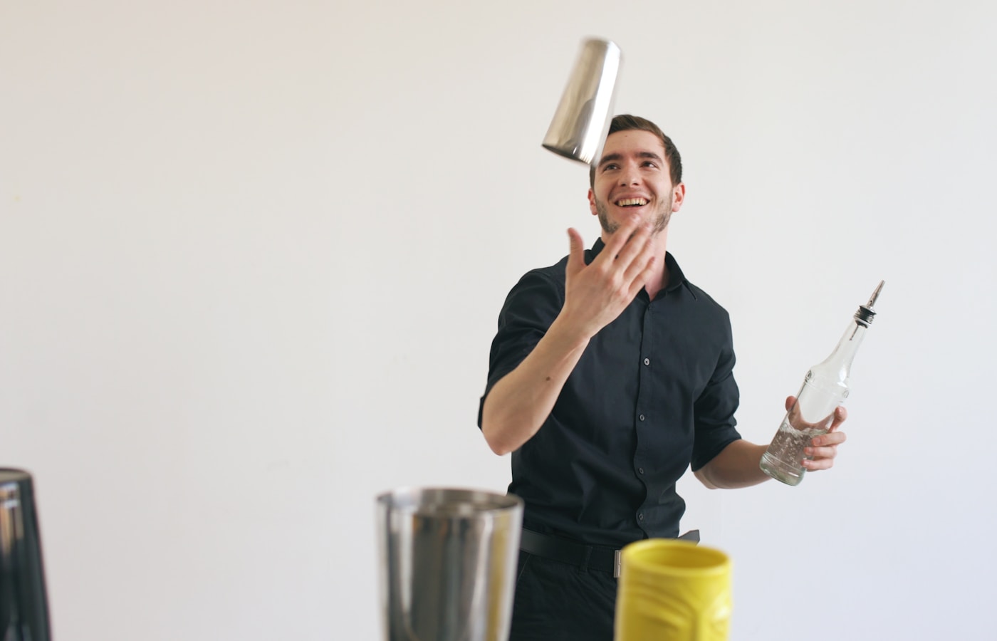 Professional plumber working on a premium bathroom installation